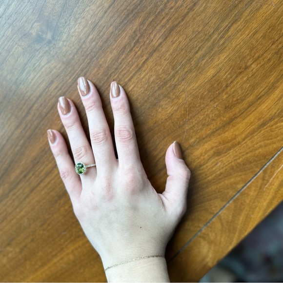 Tourmaline and Diamond Cocktail Ring - Picture 2 of 8